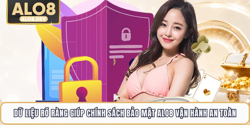 Dữ liệu rõ ràng giúp chính sách bảo mật ALO8 vận hành an toàn