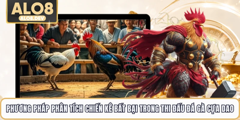Phương pháp phân tích chiến kê bất bại trong thi đấu đá gà cựa dao